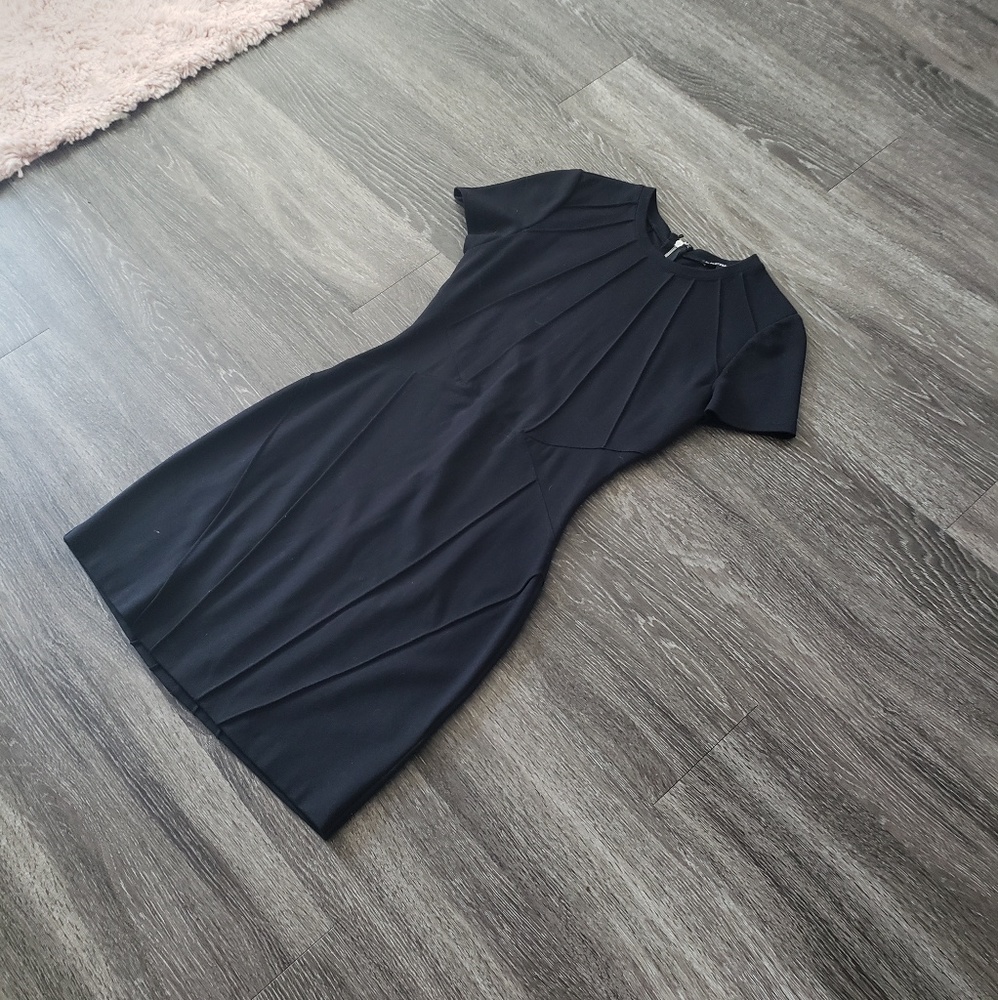 Black mini dress